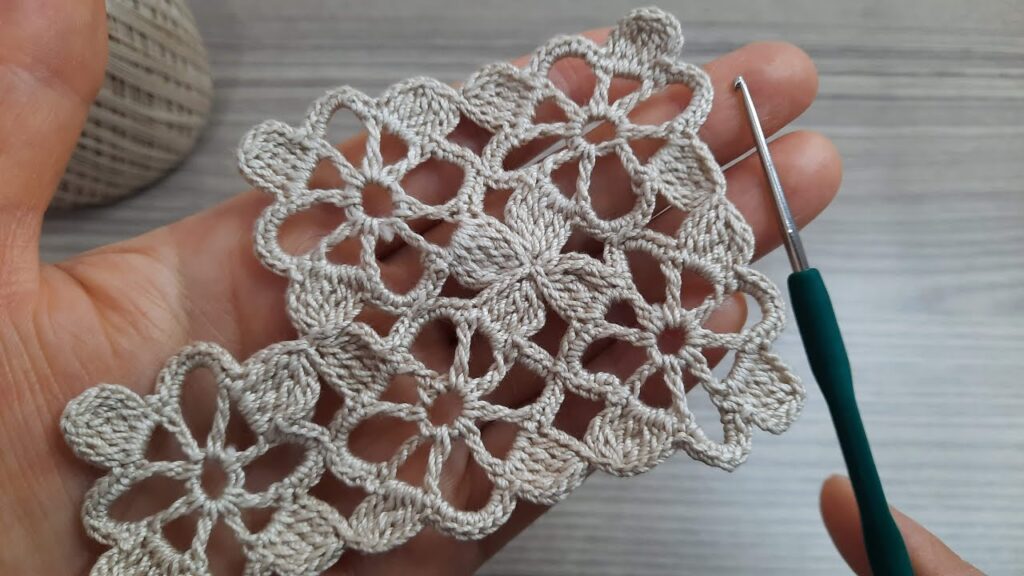 FANTASTIC Very Easy Beautiful Flower Crochet Pattern knitting Online Tutorial for beginners Tığ işi