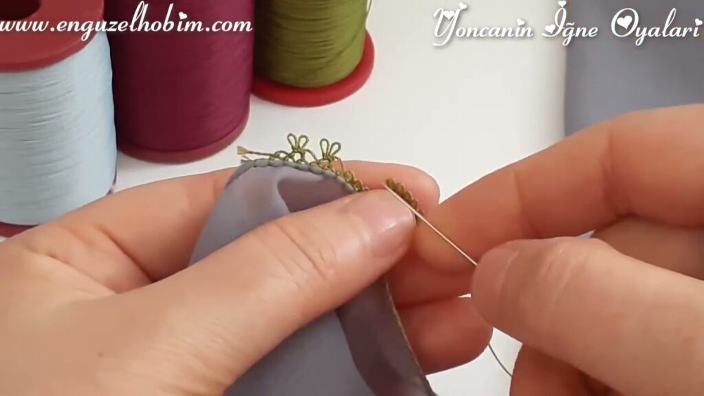 çok beğenilen iğne oyası beautiful flower needle lace hermosa flor