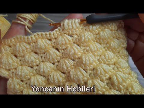 Super Easy Beautiful Crochet Pattern- crochet free online tutorial – Çok Kolay Tığ işi örgü