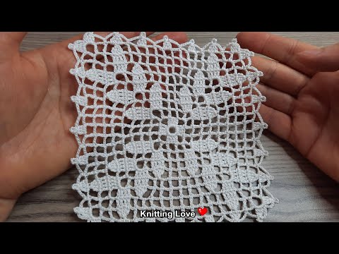 FANTASTIC 😍Very Beautiful Flower Crochet Pattern * Knitting Online Tutorial for beginners Tığ işi