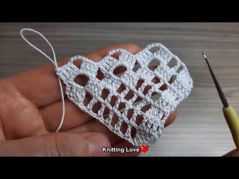 PERFECT Beautiful Flower Crochet Pattern * Knitting Online Tutorial for beginners