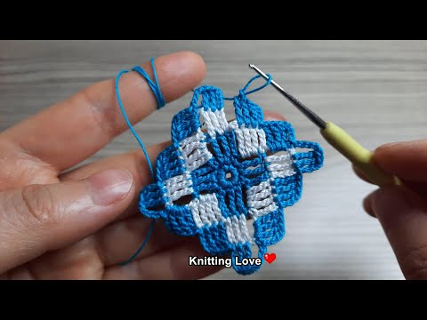 SUPERB 😍Very Beautiful Flower Crochet Pattern * Knitting Online Tutorial for beginners Tığ işi örgü