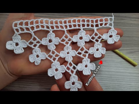 PERFECT 😍 Beautiful Flower Crochet Pattern * Knitting Online Tutorial for beginners Tığ işi örgü