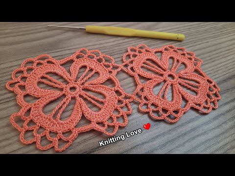 EXTRAORDINARY😍 Beautiful Flower Crochet Pattern Knitting Online Tutorial for beginners Tığ işi örgü