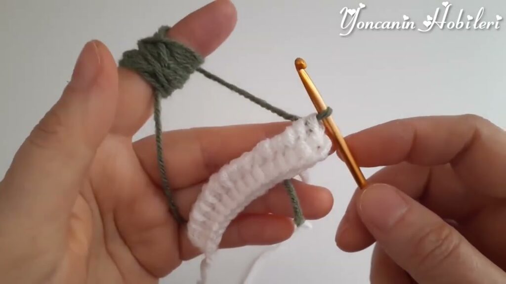 ÇOK KOLAY KAZ AYAĞI TUNUS İŞİ ÖRGÜ MODELİ Easy Tunisian Crochet Knitting Pattern