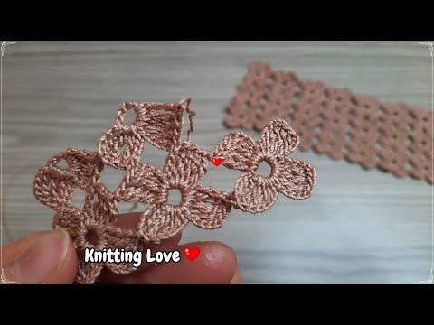 Super Easy Beautiful Flower crochet Pattern Knitting Online Tutorial for beginners Tığ işi örgü 2022