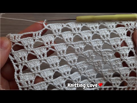 Super Easy Very Beautiful Crochet Pattern Knitting Tutorial for beginners Tığ işi örgü