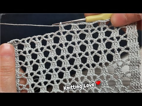 Super Easy Very Beautiful Flower Crochet Pattern Knitting Tutorial for beginners Tığ işi örgü