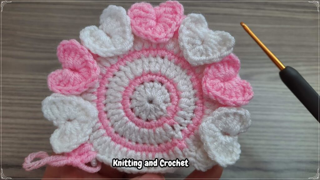 AMAZING Beautiful Motif Crochet 💗Easy Tunisian Knitting / Çok kolay tığ işi örgü motif model