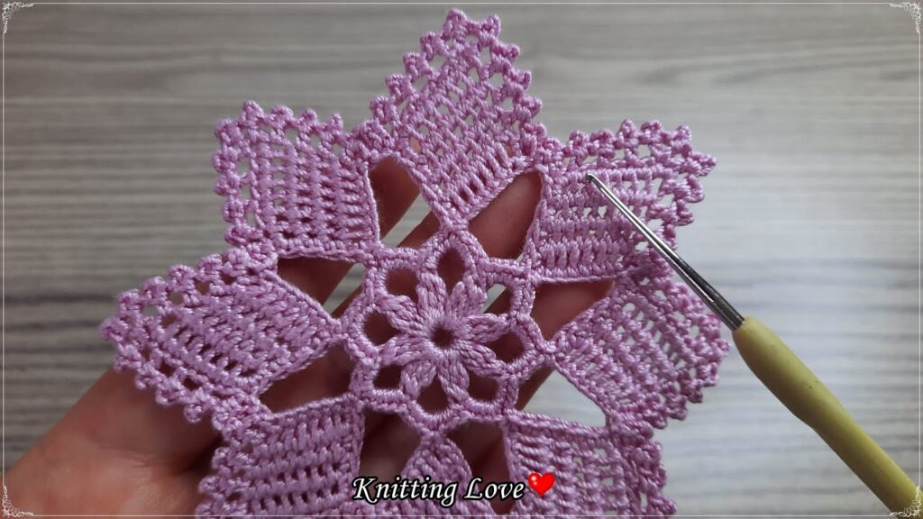 FANTASTIC Flower Crochet Pattern Knitting Online Tutorial for beginners Tığ işi örgü Model