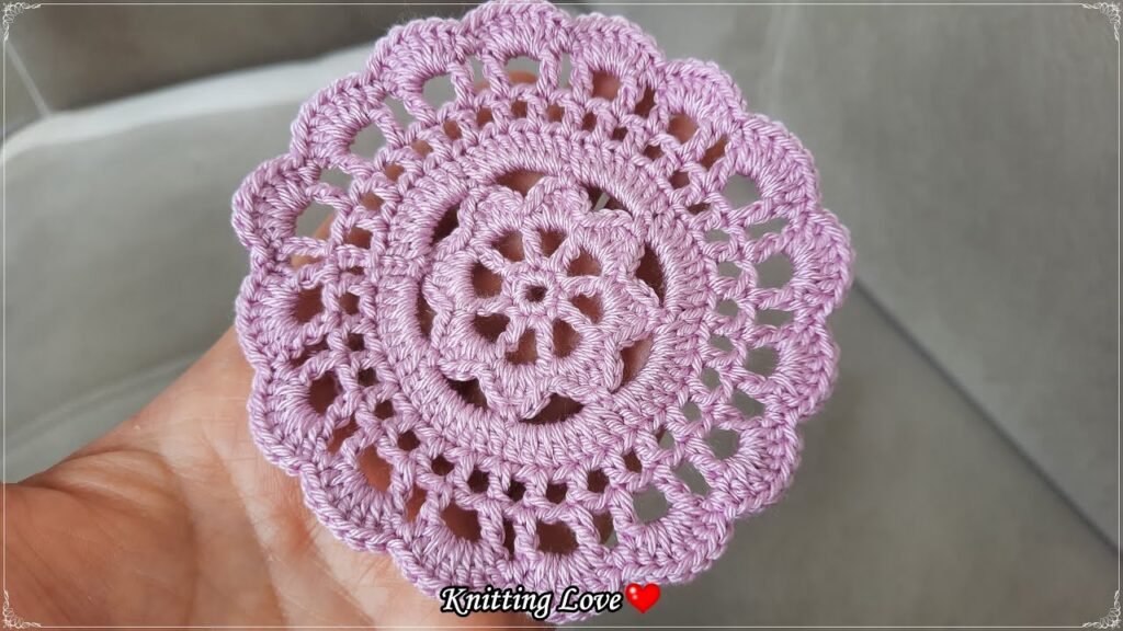GORGEOUS Easy Crochet Pattern Border Napkin Runner and Shawl Lace Tutorial