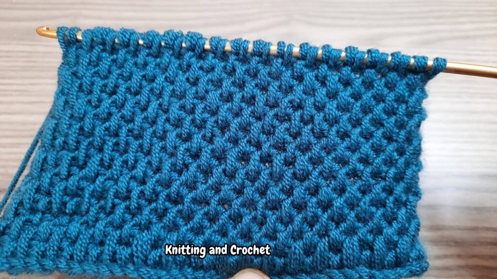 SUPER Easy Tunisian Knitting pattern how to Crochet for beginners – Tunus İşi Çok Kolay Örgü Modeli