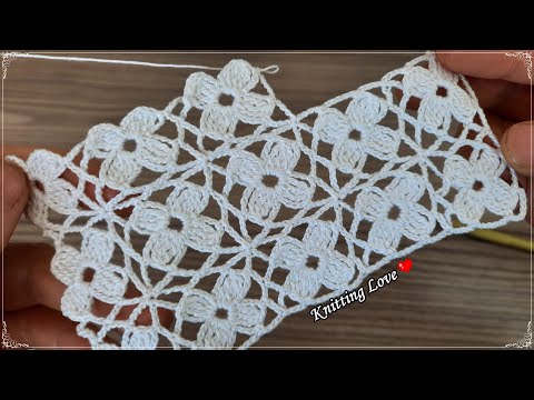 WONDERFUL 💖☑️Beautiful Flower Patterned Crochet Filet Etol Shawl and Cover Model Tığ işi örgü modeli
