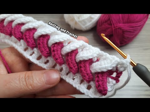 SUPER Easy Beautiful Crochet Pattern * Knitting Model – Tığ işi örgü modeli