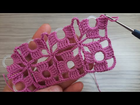 WONDERFUL Very Very Beautiful Flower Patterned Crochet Model Tığ işi örgü modeli