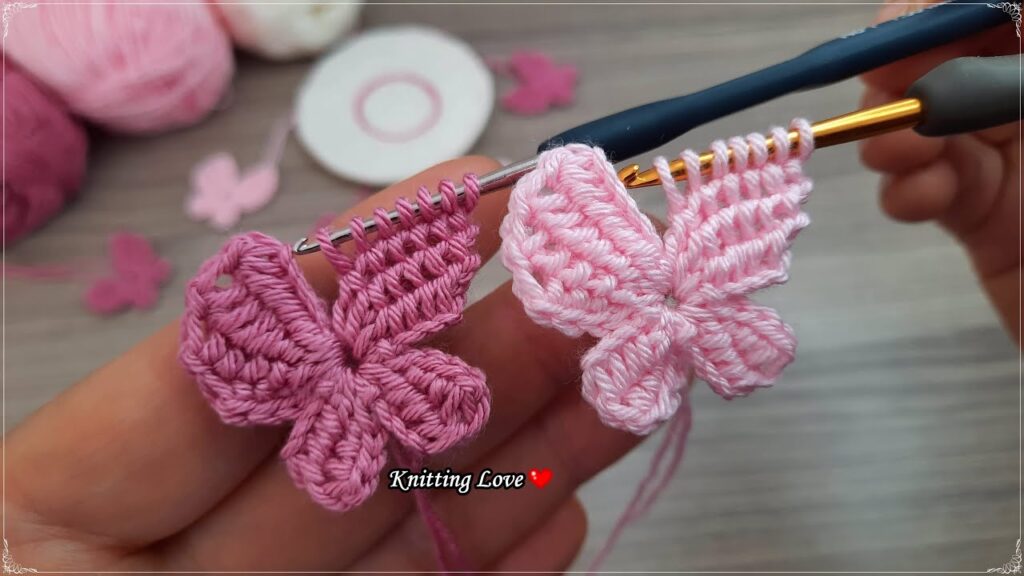 SUPER EASY Crochet Knitting Motif ☑️ Çok Kolay Muhteşem Tığ İşi Motif Yapılışı Kelebek Modeli 2022