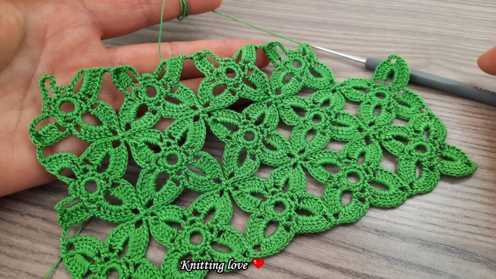 Super Easy Very Beautiful Knitting Crochet Pattern Muy Hermosa Tutorial for beginners Tığ işi örgü