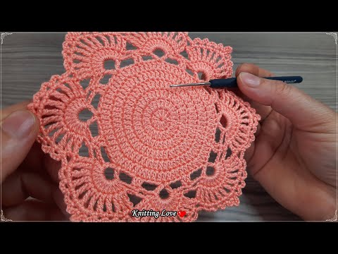 WONDERFUL😍☑️ Easy Beautiful Floral Patterned Crochet Filet Etol Shawl Cover Model Tığ işi örgü model
