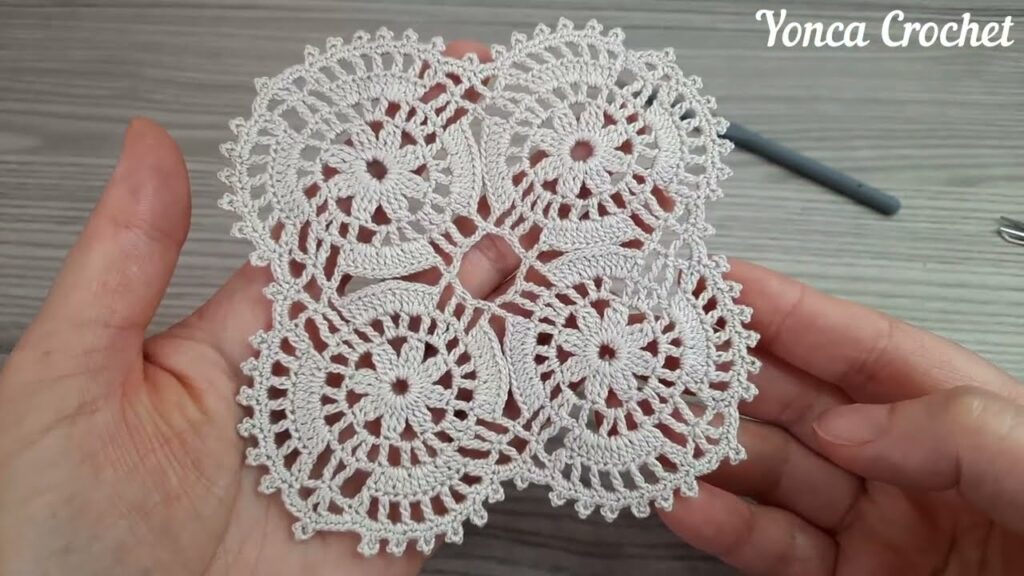 WONDERFUL 😲 Super Easy Beautiful Crochet Knitting Motif Making 🤍 Çok Kolay Muhteşem Tığ İşi Motif
