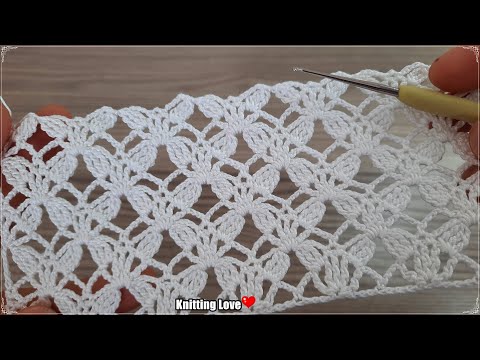 Super Kolay Tığ İşi Örgü Modeli