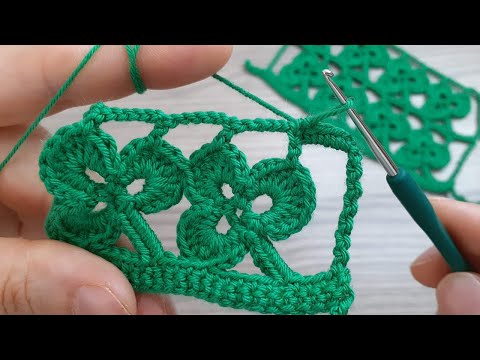 SUPER VERY BEAUTIFUL Clover Summer Vest Crochet Knitting Pattern 😍 Yonca tığ işi yazlık yelek örgü