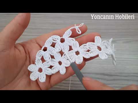 Very Easy To Make Crochet floral Model * let’s crochet together * tığ işi Çiçek yelek şal modeli