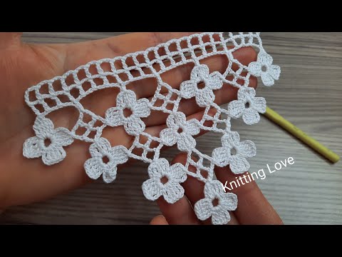 PERFECT 😍 Very Beautiful Flower Crochet Pattern Knitting tutorial for beginners Harika Tığ işi örgü
