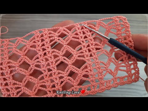How To Crochet for Summer | VERY SLOW DEMONSTRATION | Single Crochet Stitch Tutorial Tığ işi örgü