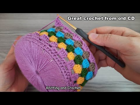 GREAT CROCHET FROM OLD CD 😲Very Beautiful Crochet Knitting Pattern👏 Easy to apply pattern 💰