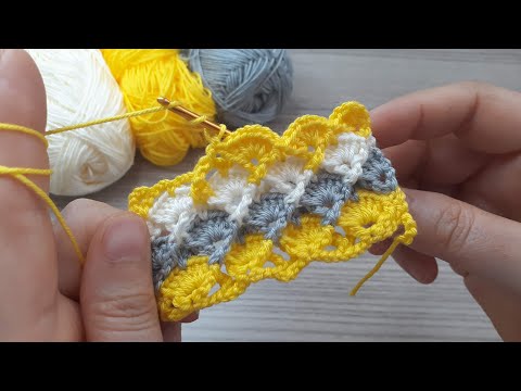 FANTASTIC 😲 Very Easy Beautiful Crochet Knitting Model ✔ Çok Kolay Tığ İşi File Örgü Modeli