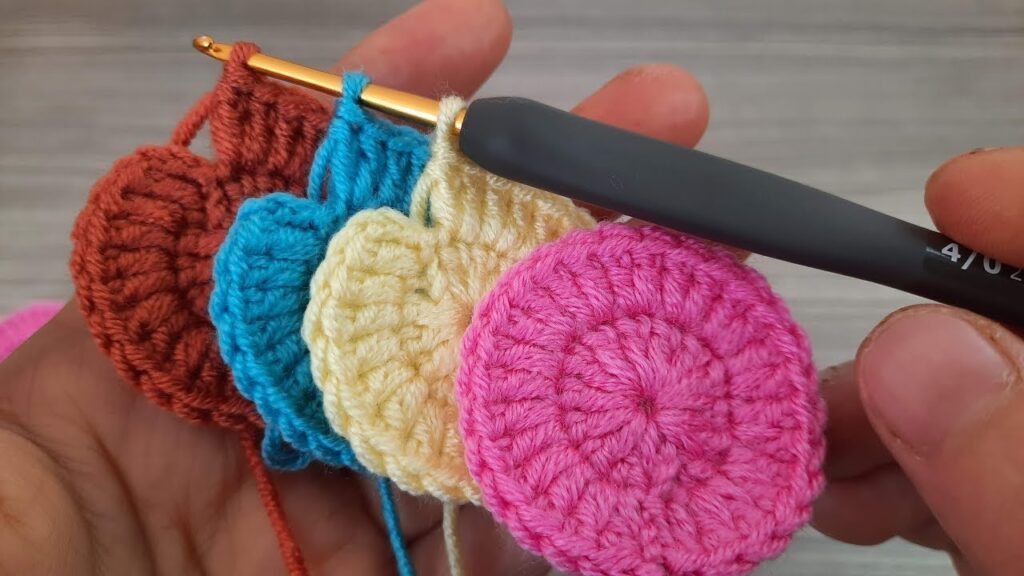 Very Nice😲Look what I did. Earring design from round rings Crochet Knitting Pattern * Step by Step