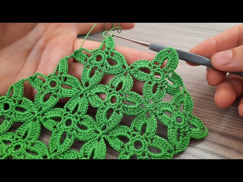 Wonderful Crochet😲Crochet with a gorgeous little flower pattern. Step by Step crochet tutorial