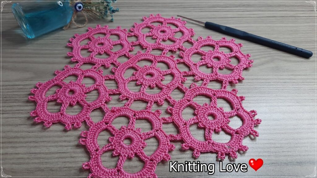 Awesome Very Beautiful Crochet Pattern😍Knitting Crochet Filet Etol Shawl Cover Model Tığ işi Örgü