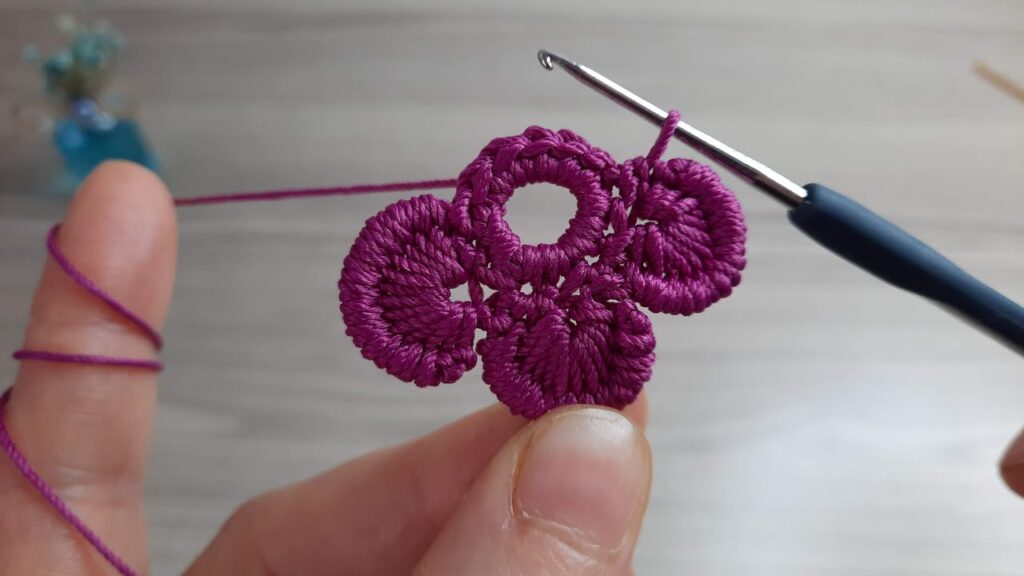 Amazing Beautiful Floral Crochet Knitting Motif Making🤍 Çok Kolay Muhteşem Tığ İşi Motif