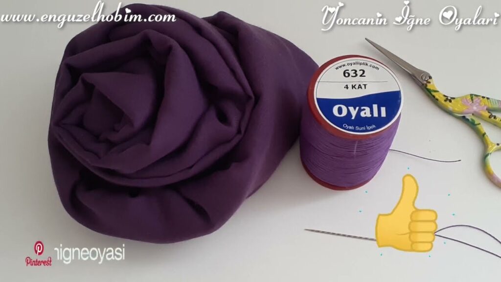 GÖREN İSTİYOR MUHTEŞEM TEK RENK MOR YAZMA İĞNE OYASI MODELİ ANLATIMLI YAPILIŞI