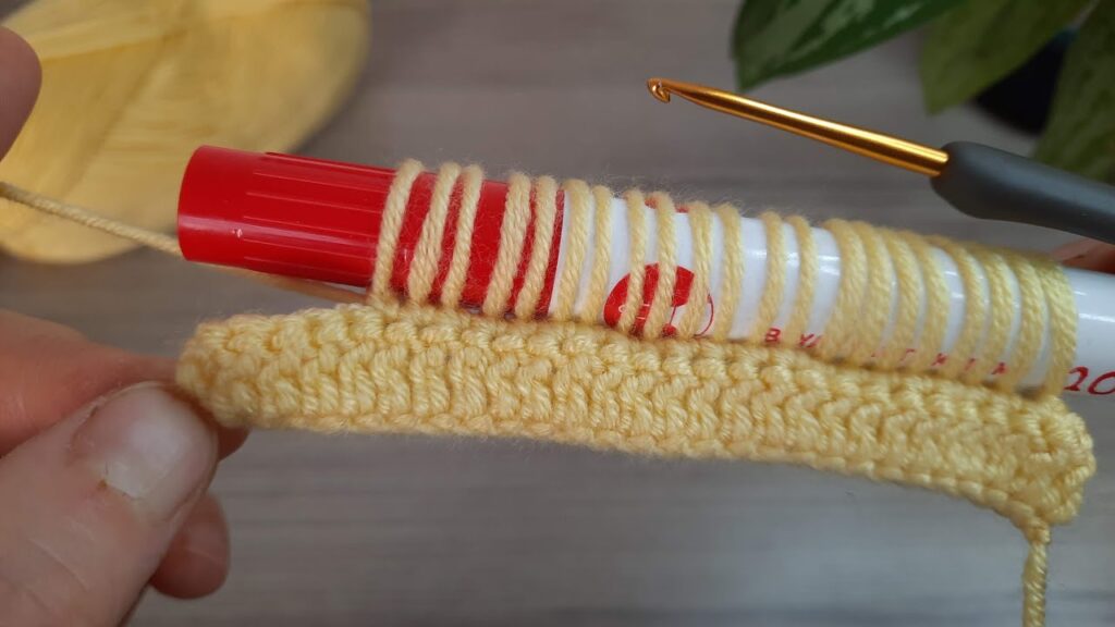 Wow! SUPER IDEA CROCHET how to make an eye-catching crochet with red pencil ✔ Vay be! SÜPER TIĞ İŞİ