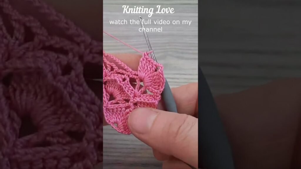 Fantastic Crochet knitting Pattern I knitted my neighbors and they liked it so much that #shorts