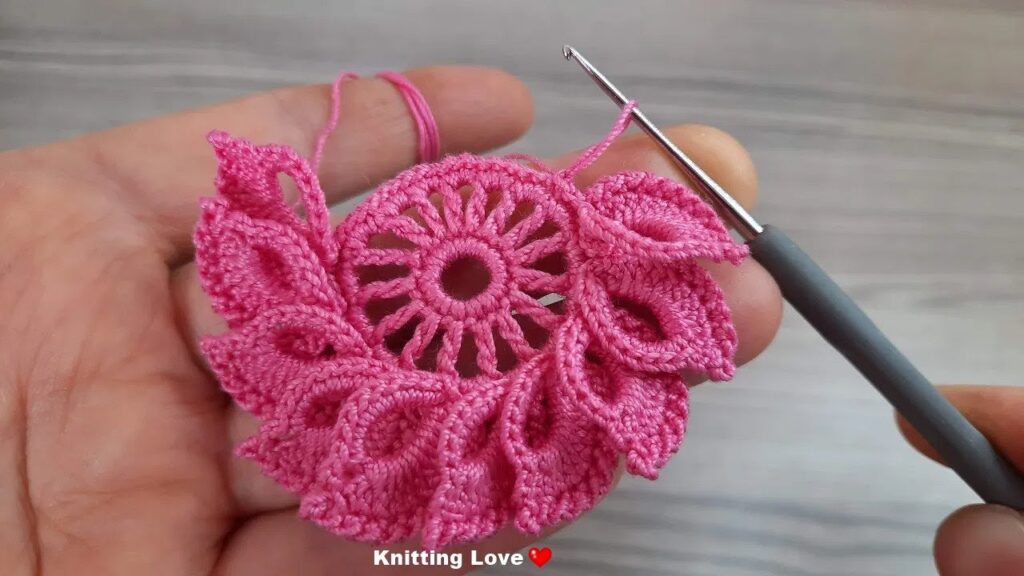 FANTASTIC Very Beautiful Flower Crochet Pattern * Crochet Online Tutorial for beginners Tığ işi örgü