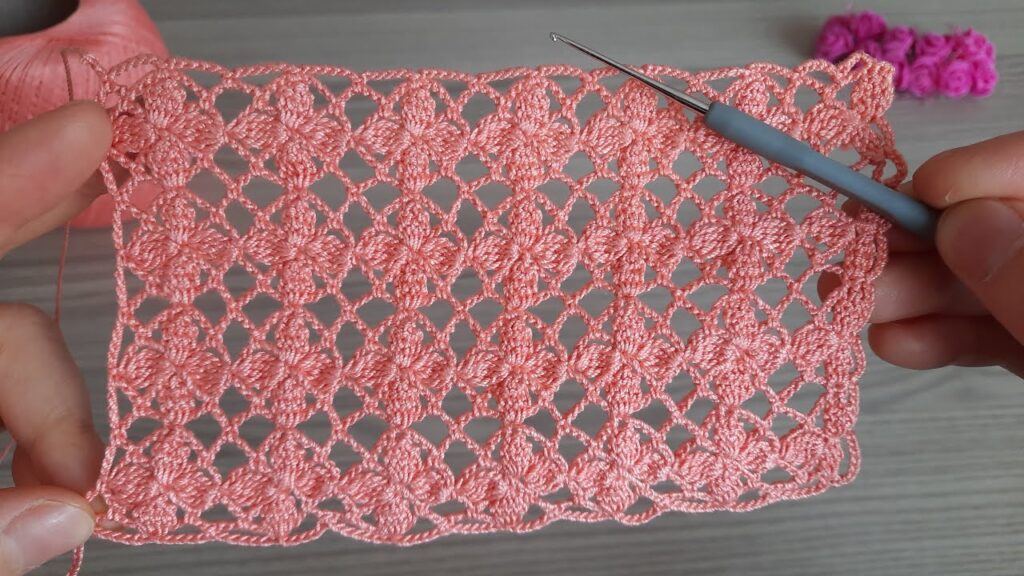 SUPERB floral crochet knitting pattern lace making, step-by-step explanation for beginners.