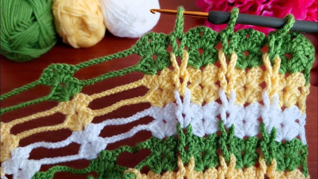 Wow!..😇 Very Easy! 3D Super how to make eye catching crochet / Everyone who saw it loved it.