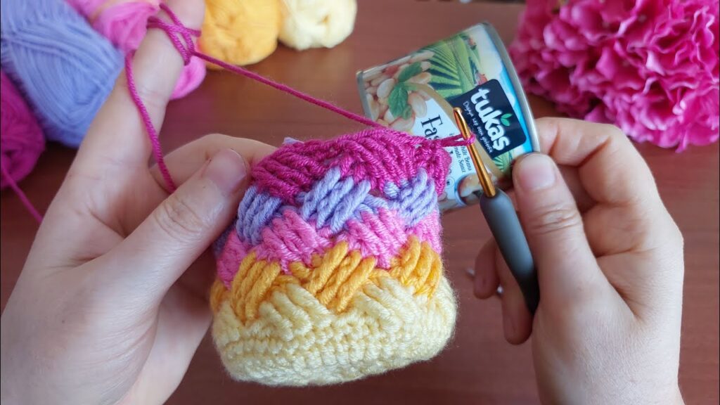 Wow! Gorgeous Canister Eye-catching Very Beautiful crochet knitting ✔ Konserve kutusu tığ işi