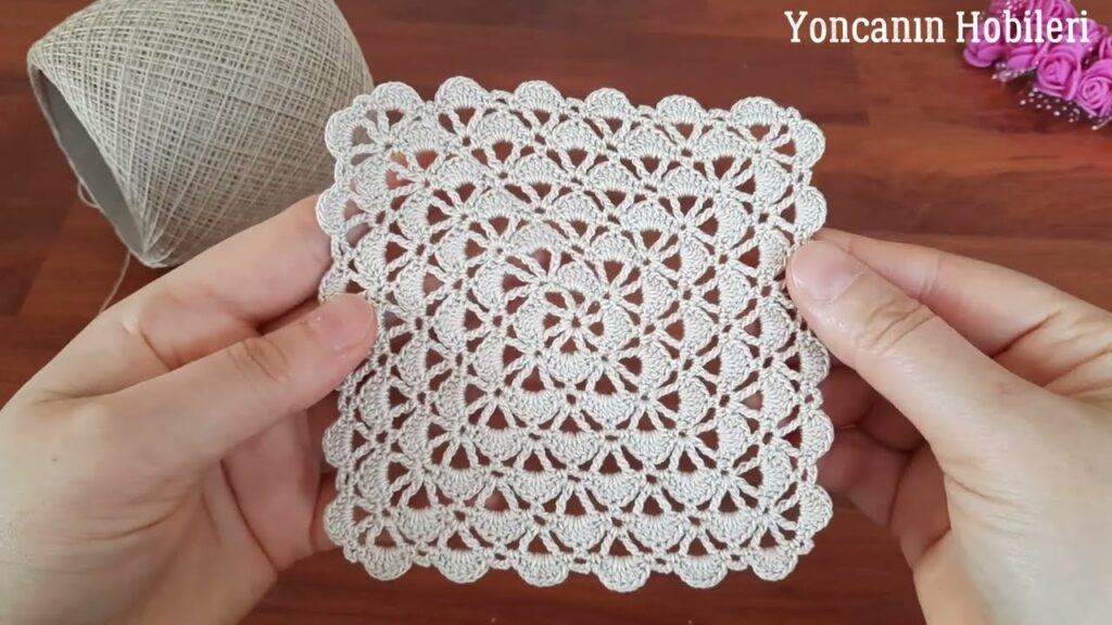 WONDERFUL Beautiful Flower Patterned Crochet Filet Etol Shawl Cover Model Tığ işi örgü modeli