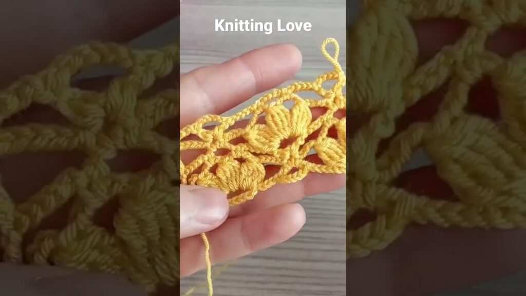 5 min. do it, Do you want to learn how to make crochet flower very easy? #short #shorts