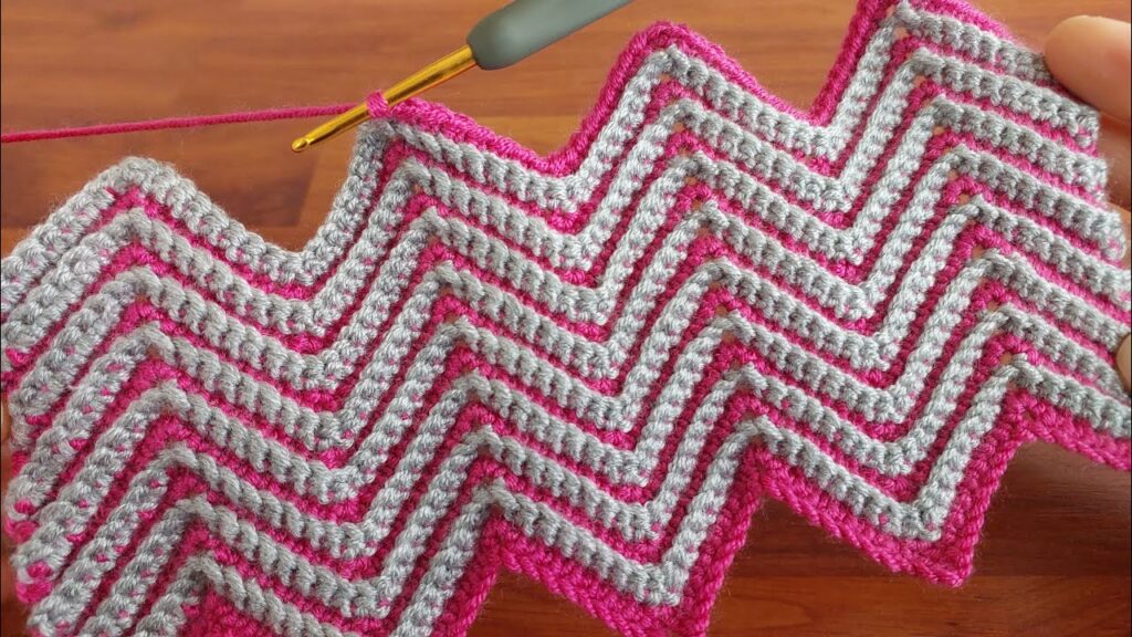 INCREDİBLE 😍 Muy Hermosa 😇 Zig zag crochet You Won’t Believe What You See – Click and See