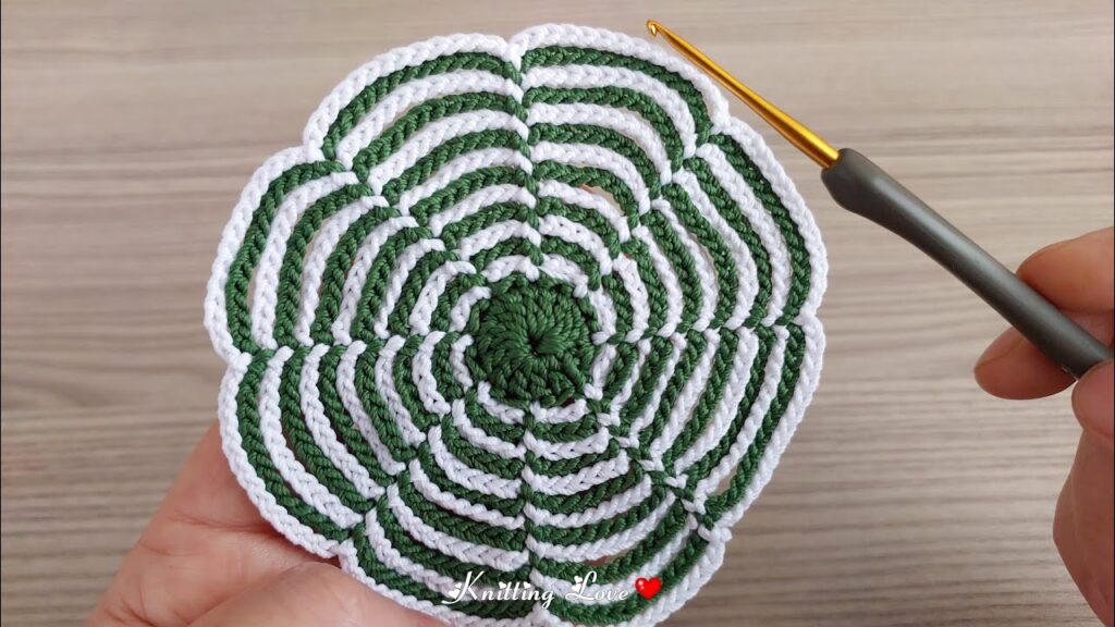 Wow! 😍 Super Easy How to Crochet a coaster supla ✔ Çok Kolay Tığ İşi Supla Bardak Altlığı motif
