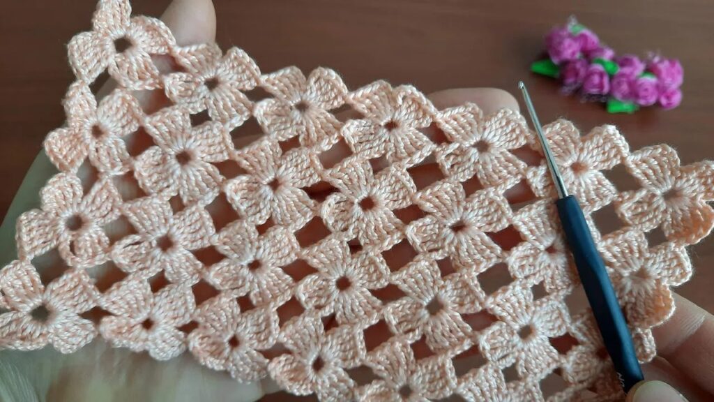 WOW! NICE BEAUTIFUL CROCHET FLOWER knitting pattern making, step by step explanation for beginners