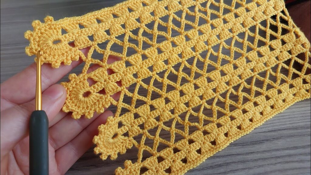 Wonderful Easy Crochet Beautiful Floral Patterned Filet Etol Shawl and Cover Model Tığ işi örgü