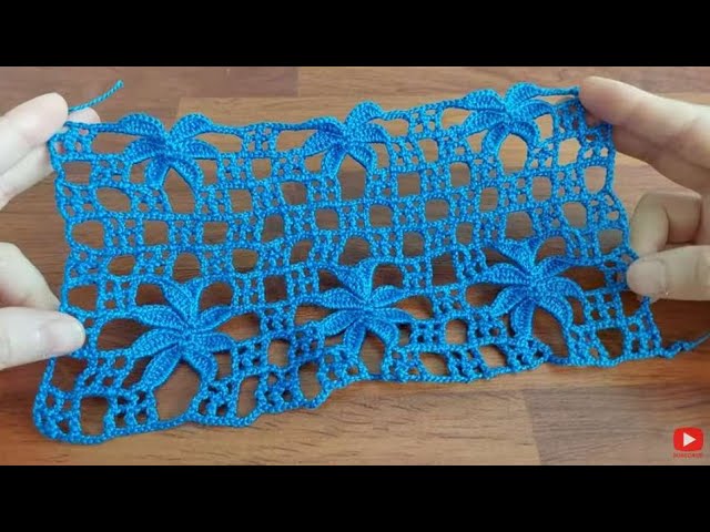 Amazing!! ❤ How to make a magnificent very easy flower knitting pattern?