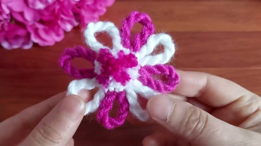 MIRACULOUS!! How to make a wonderful flower in 5 minutes with only rope?