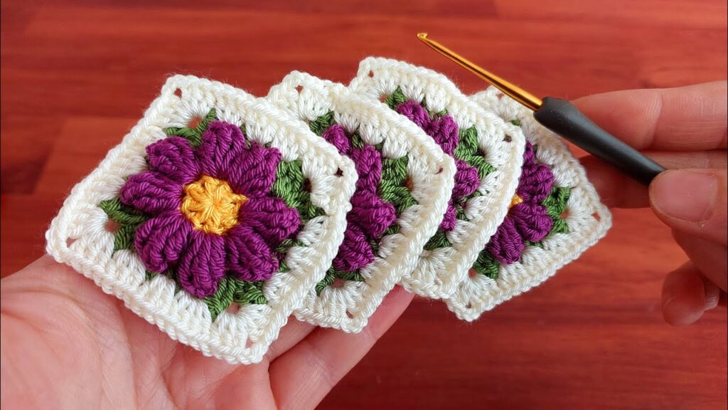 Wow!! 😍Wonderful Easy Beautiful Flower Crochet Pattern Knitting Lace Tutorial for beginners Tığ işi
